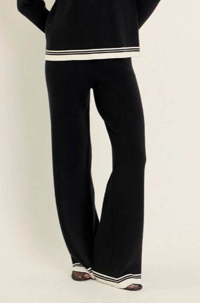 Ella Contrast Stripe Knit Pants