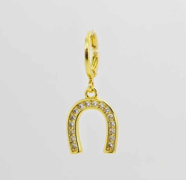 Glam Horseshoe Charm