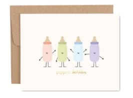 Poppin' Bottles Baby Greeting Card