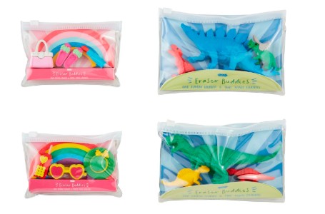 Eraser Buddies Set (Assorted Styles)