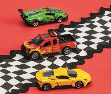 Pull-Back Car with Lights & Sound (Assorted Colors)