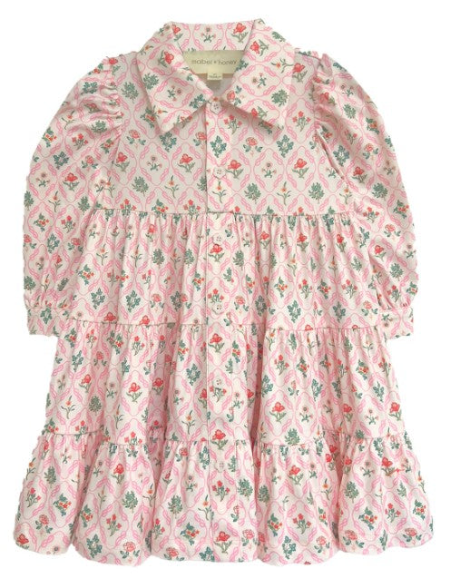 Pink Floral Dixie Dress