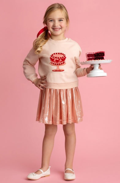 Pink Sweet Cakes Top & Skirt 2 Piece Set