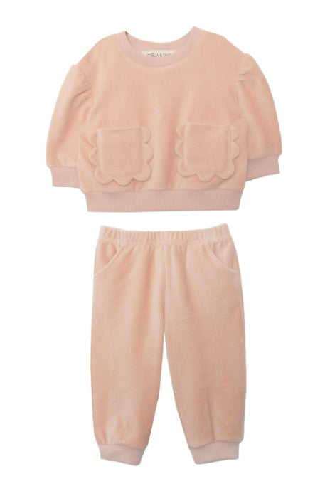 Peach Keen Top and Pants 2 Piece Set