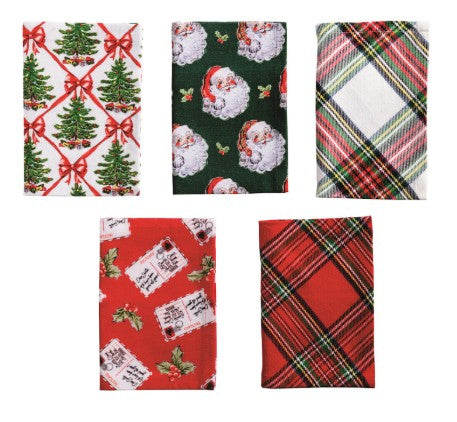 Classic Christmas Hand Towels (Assorted Styles)
