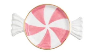 Peppermint Candy Tidbit Plate (Assorted Colors)