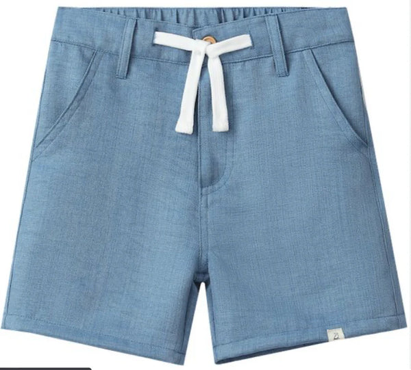 Crew Woven Shorts in Chambray