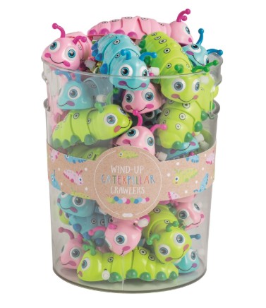 Wind Up Caterpillars (Choose from 3 Colors)