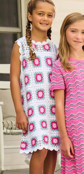 Blue Radiance Sleeveless Crochet Dress