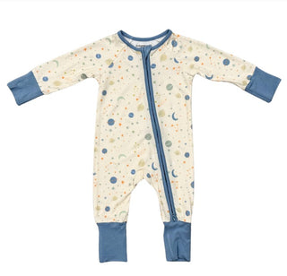 Planets Long Sleeve Zip Romper