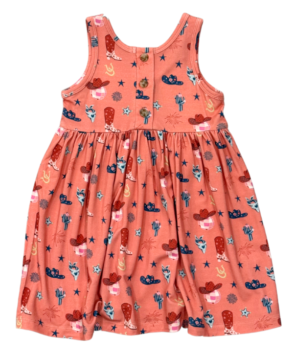 American Cowgirl Henley Tank Dress