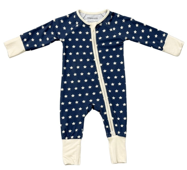 American Stars Long Sleeve Zip Romper