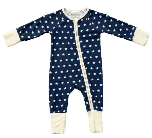 American Stars Long Sleeve Zip Romper