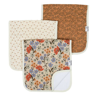 Burp Cloths Set Pack of 3 (Assorted Styles)