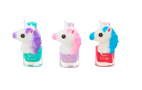Unicorn Nail Polish & Ring Set (Assorted Colors)