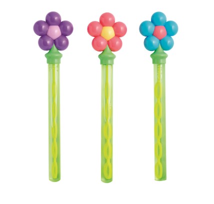 Flower Bubble Wand (Choose from 3 Colors)