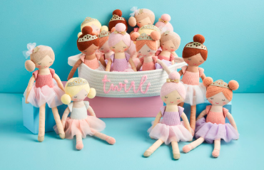 10" Knit Ballerina Dolls