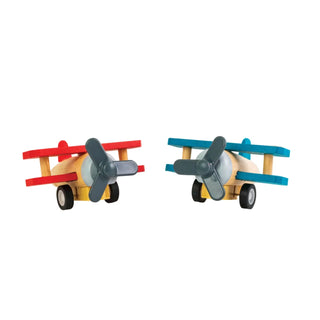 Wooden Pull Back Glider Plane