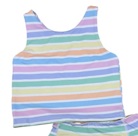 Striped Razorback Tank Top