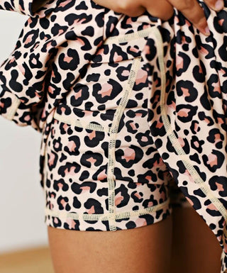 Leopard Long Sleeve Tennis Dress