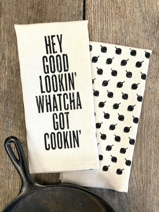 Hey Good Lookin' Whatcha Got Cookin' Kitchen Towel