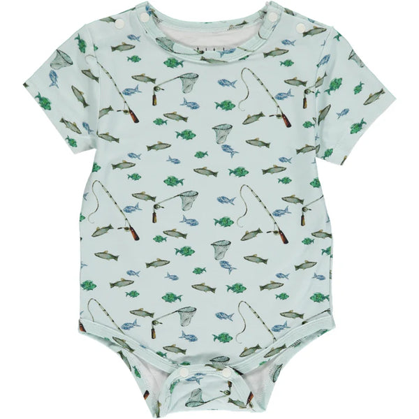 Nautical Fishing Classic Onesie