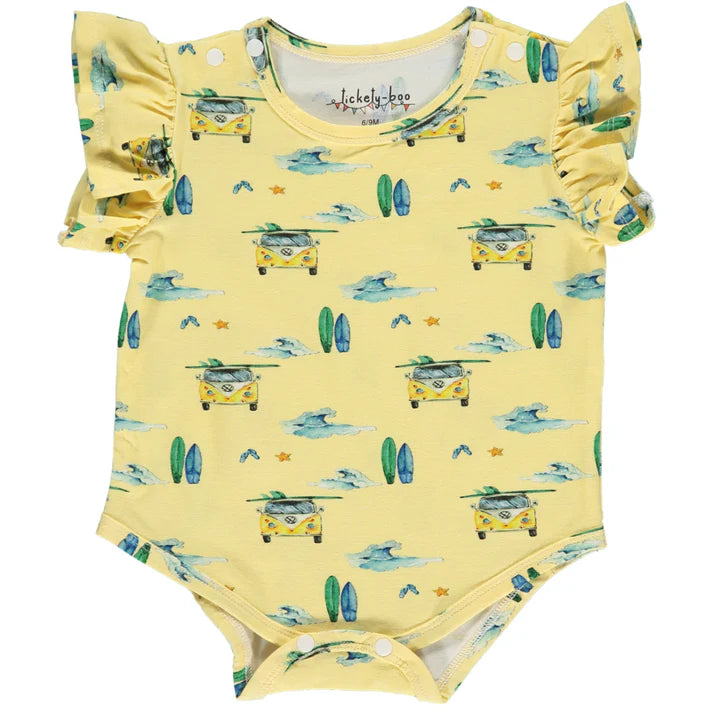 Summer Surfing Flutter Onesie