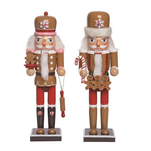 Wooden 12" Gingerbread Nutcracker