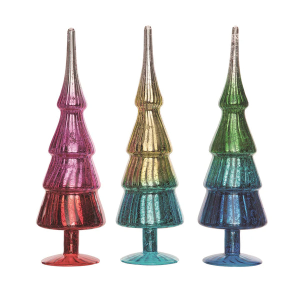 Glass Colorful Tree Decor