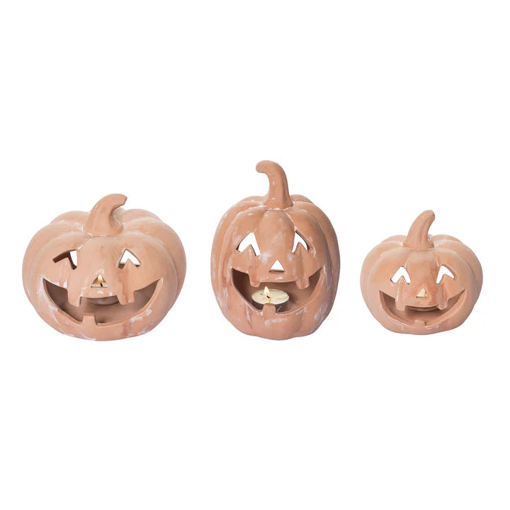 Pumpkin Candle Holders