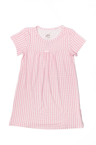 Pink Gingham Bamboo Dress