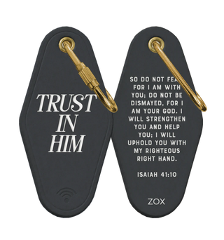 Trust In Him Bible Verse Keychain