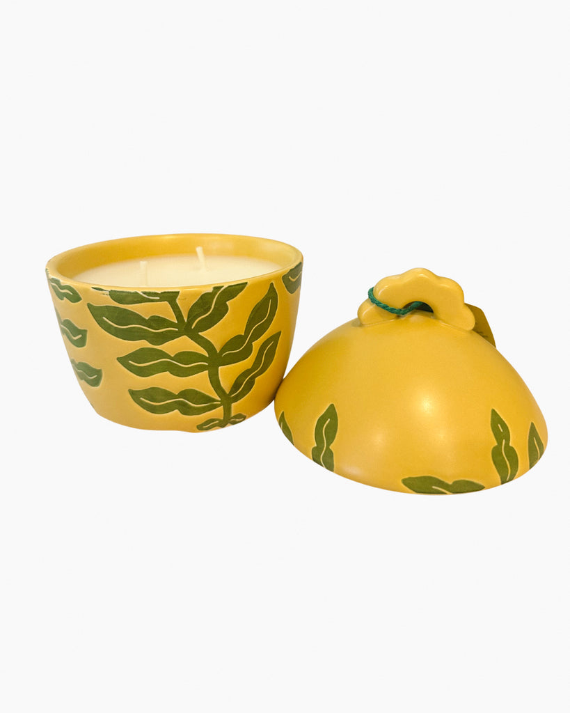 Lemongrass & Lime Lidded Ceramic Candle