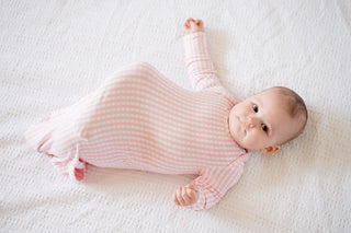 Newborn Gown - Pink Gingham