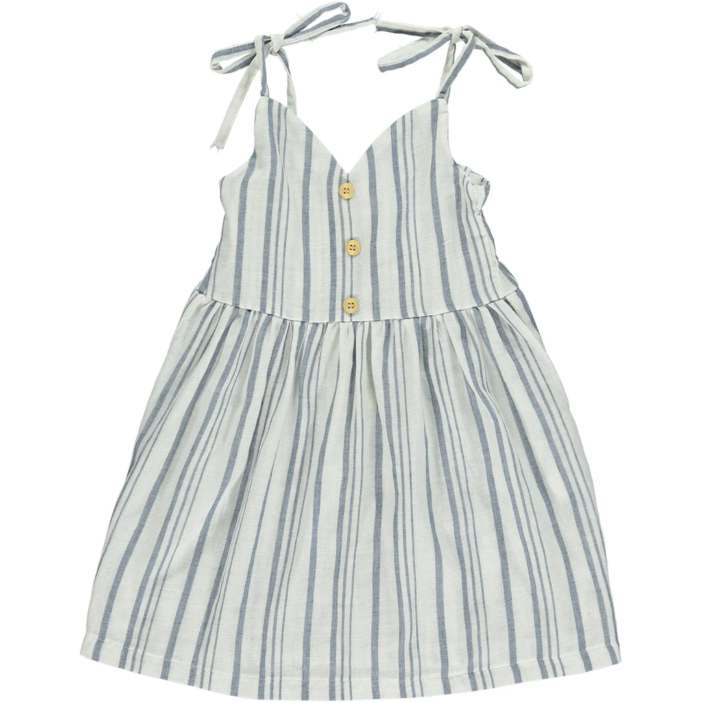 Penny Dress- Navy Stripe