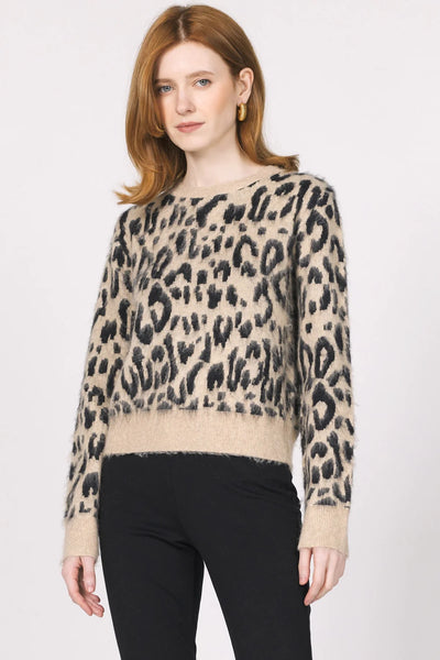 Mina Sweater in Snow Leopard
