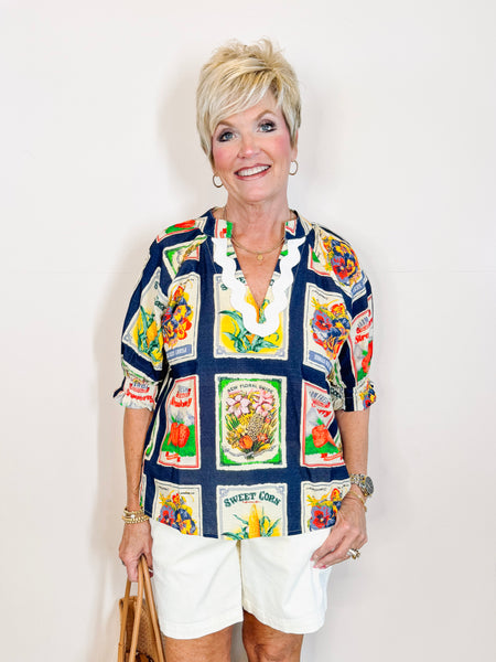 Portofino Patchwork Top