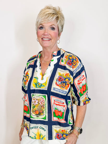 Portofino Patchwork Top