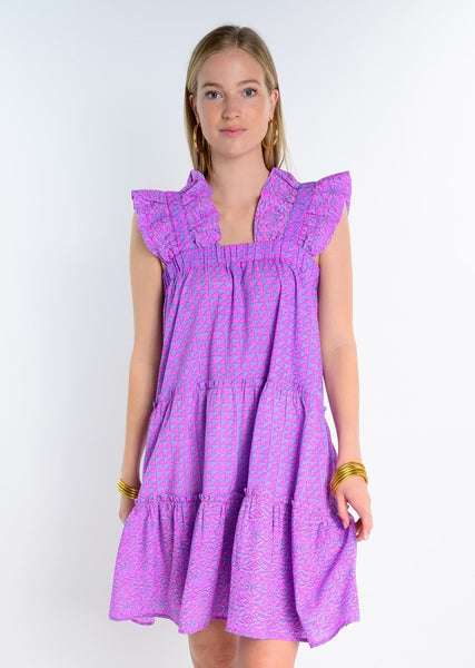 Very Peri Poppy Dress