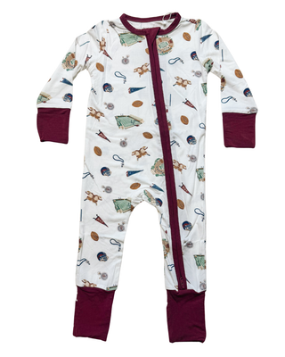 Vintage Football Convertible Romper