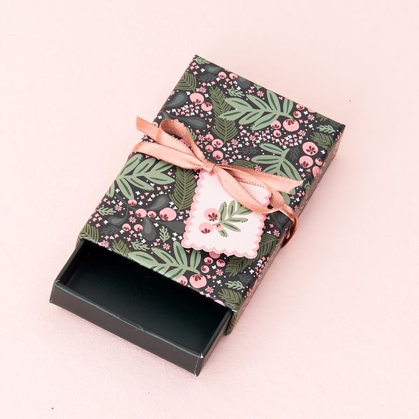 Holiday Gift Card Box - Jolly Spring Green