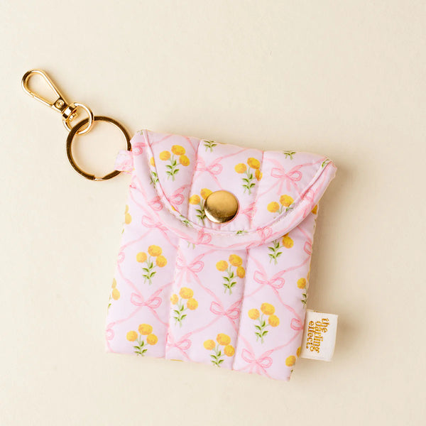 Puffy Earbud Case Keychain (Assorted Styles)