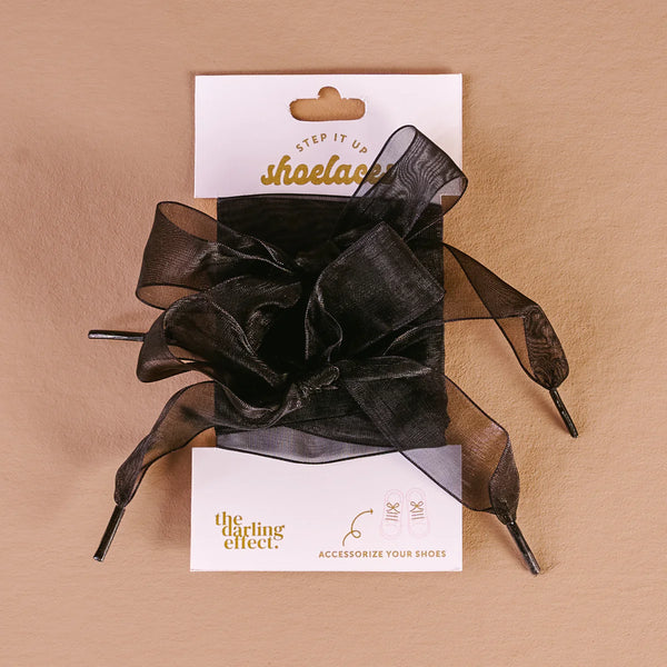 Shoelaces - Sheer Black
