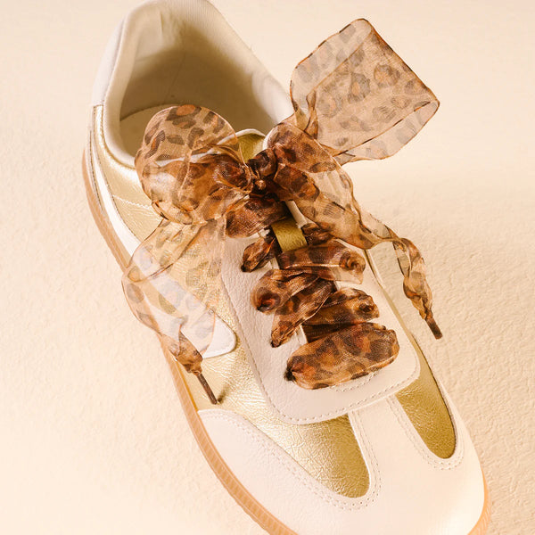 Shoelaces -Sheer Cheetah