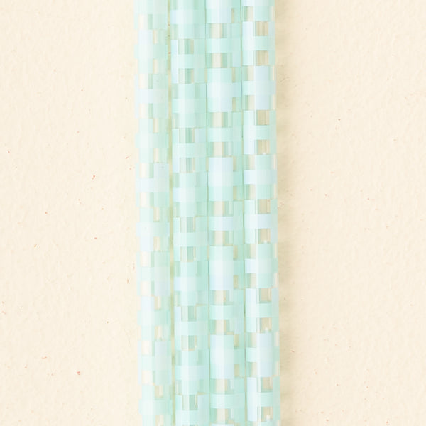 40 oz Blue Check Straw Set