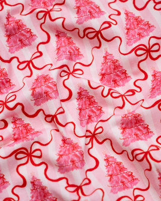 Pink Trees knit bubble