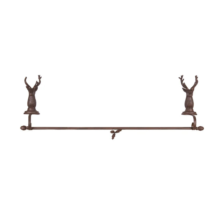 Iron Reindeer Stocking Holder