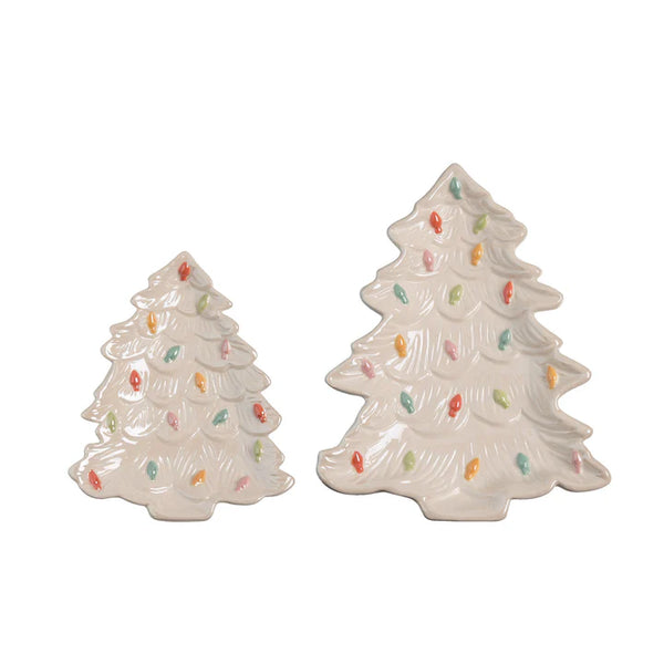 Dol Christmas Tree Plates