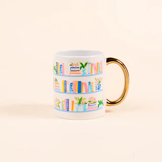 11oz Ceramic Mug - Book Shelfie