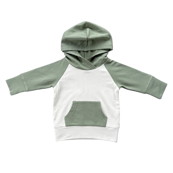 Olive Raglan Hoodie